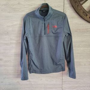 The North Face Quarter Zip Mens SZ S Blue